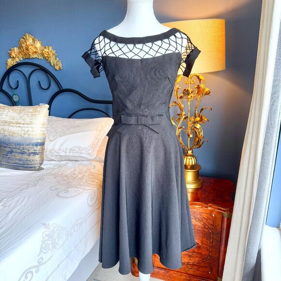 Tatyana Black "Alika" Pinup Flare Skirt Dress - Picture 1 of 15